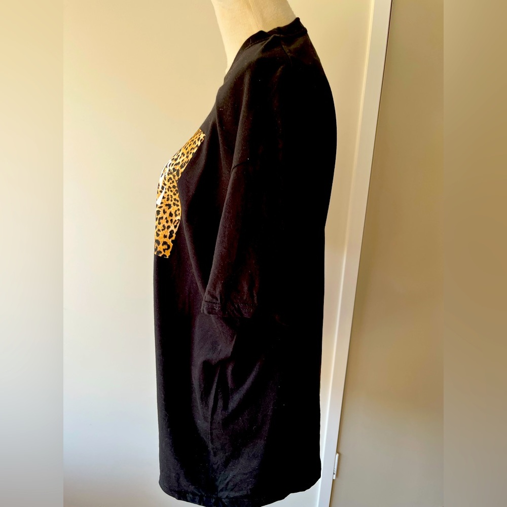 Boo-hoo black T-shirt jadorw size 22 - Picture 3 of 3